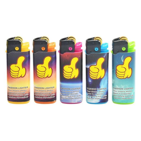 Cigarette Function Plastic Disposable Refillable Slim Flint Lighter with