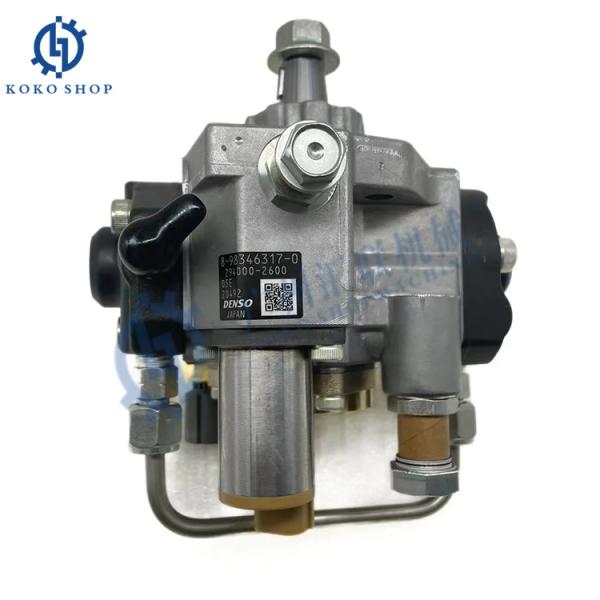 Quality New Denso Excavator Parts Fuel Injection Diesel Pump 8-98346317-0 294000-2600 ISUZU 4HK1 J08E Hitachi ZX240-3 wholesale