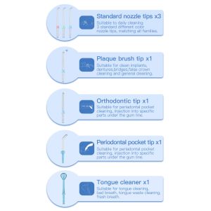 OEM / ODM 600ml Countertop Oral Irrigator Teeth Whitening Cleaning