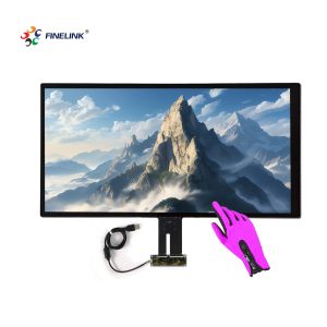 Cheap 43 Inch PCAP Capacitive Touch Screen Overlay Kit with EETI ILITEK Controller and Anti-Glare for POS Monitor for sale