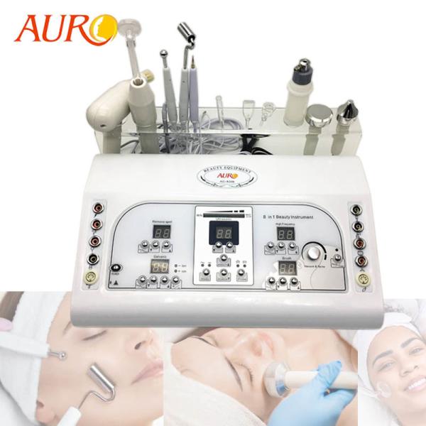 Quality Deep Cleansing Multifunctional Facial Machine 8 In 1 Ultrasonic Electrotherapy wholesale
