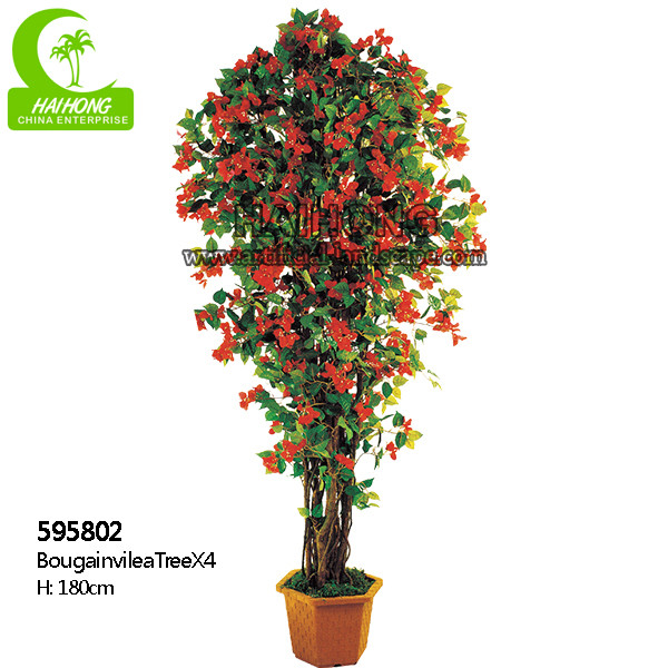 Quality Look Real Small Artificial Plants In Pots With Flower Tree wholesale