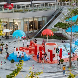 Customized Die Cutting Printing Children's Playground Equipment for Animal Theme