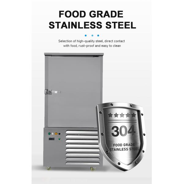 Mobile Cryogenic Commercial Blast Freezer For Plate Freezing And Eco Friendly