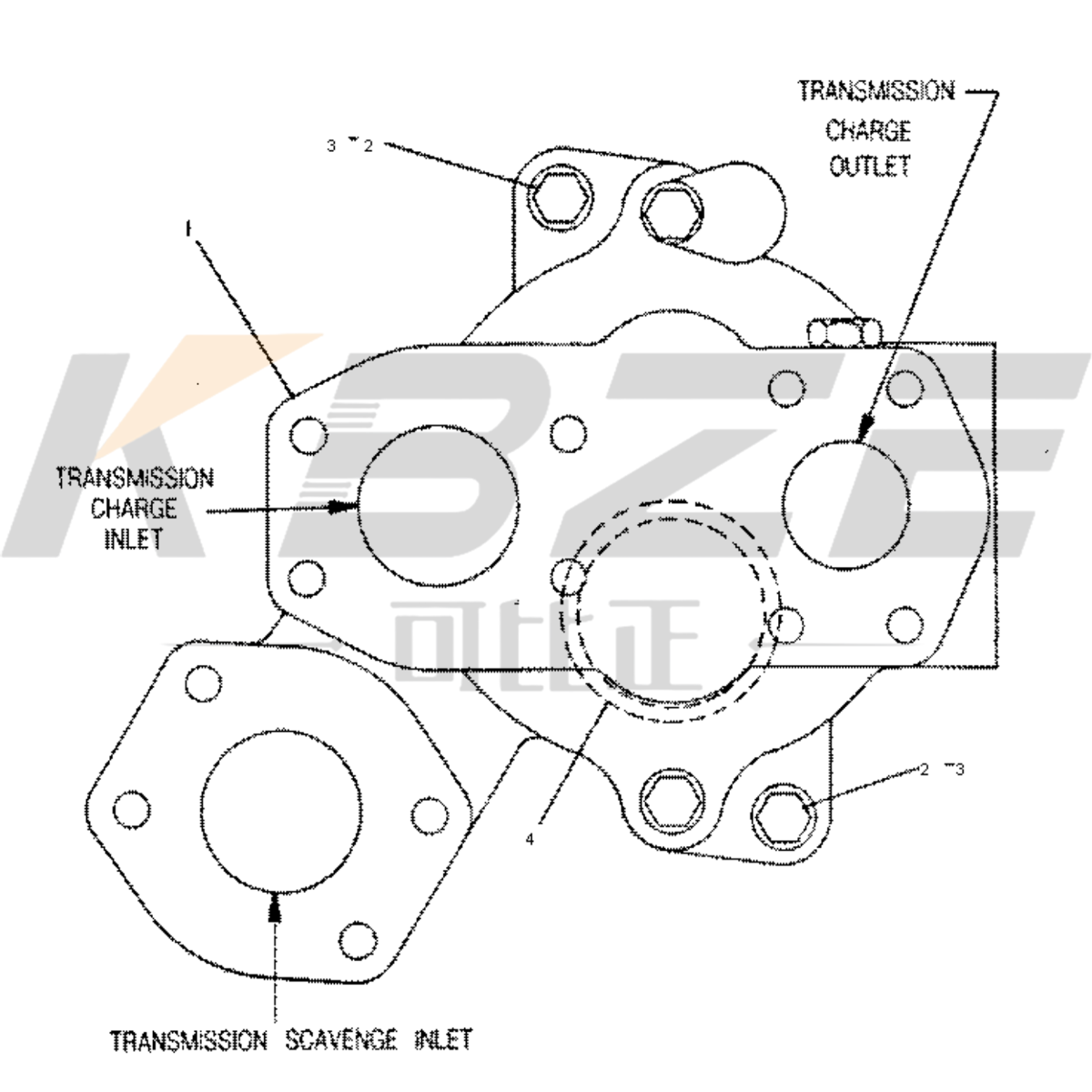 KBZE BRAND 9W-9310 CAT TRACTOR TRUCK 10R-7175 GEAR PUMP ASSY FITS 776C, 776D, 777B, 777D