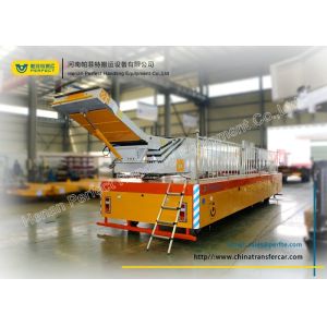 China Motorized Electric 300t Battery Transfer Cart Material Handling Equipment on sale