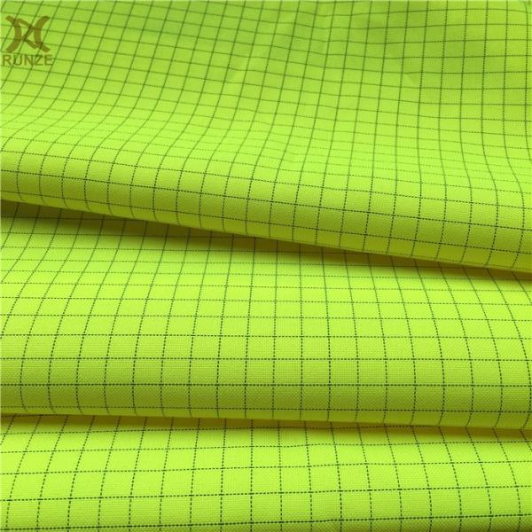 300D Polyester Woven Plain Check Anti-Static Oxford Fabric For Medical Cleanness Clothing