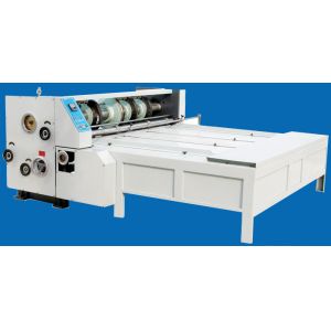 Grinded Surface Pumping Corrugated Carton Paper Plate Making Machine Of Slotting