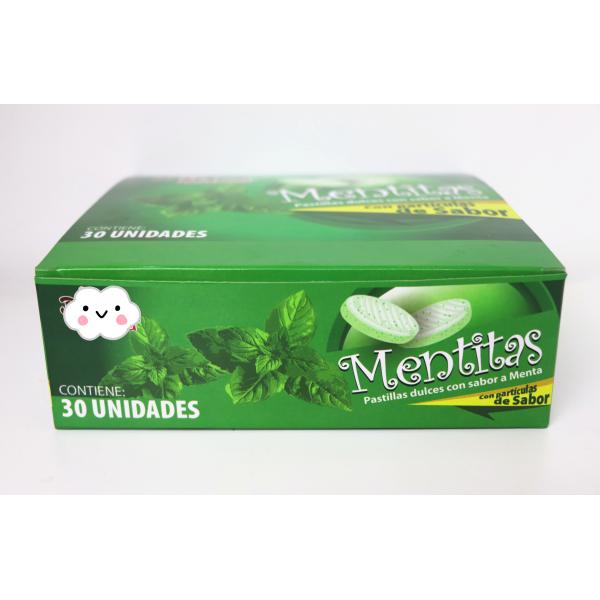 Quality 8g Strong Mint Flavor Compressed Candy Packed In Plastic Round Box wholesale