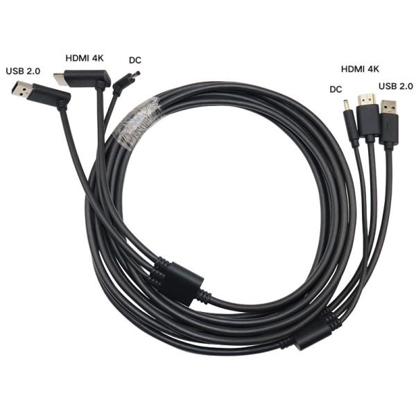 Quality HDMI+USB+3.5mm DC 3 in 1 VR cable for HTC Vive support ultra HD 4K*2K wholesale