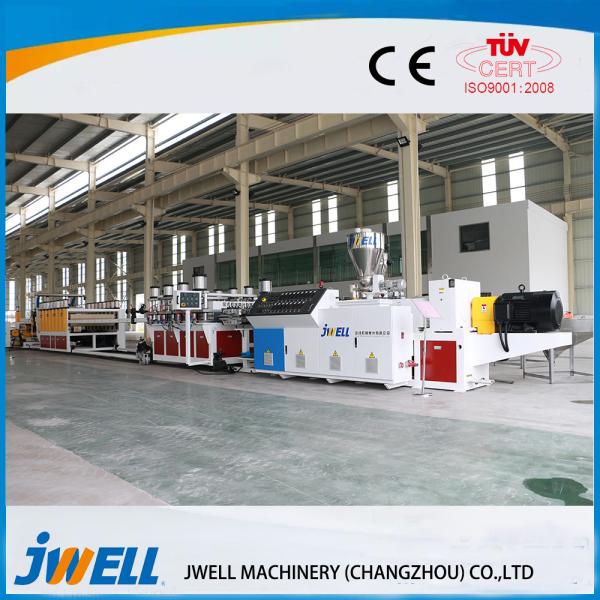 Jwell pvc semi-skinning foam board extrusion line SJZ 92/188 extruder