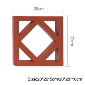 Courtyard Jali Hollow Decorative Terracotta Bricks Window Perforated Wall Tiles