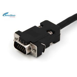 SMP 2Pin HD15Pin-16PIN PHD Vga Display Cable , Internal RGB Cable Wire Harness