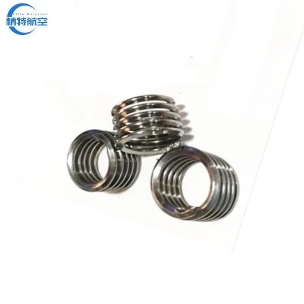 M2.5 Metric Helical Coil Tangless Screw Thread Insert with Zinc Plated Surface