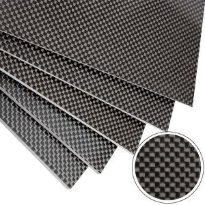 China Plain Weave Carbon Fiber Sheets 0.5mm 1mm 1.5mm 2mm 2.5mm 3mm 4mm on sale