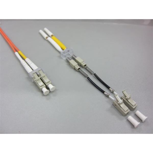 125 OM3 Multimode Mini LC High Panel Densities Optical Fiber Connectors