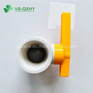 100% Material with High Thickness UPVC Long Handle Type PVC Ball Valve