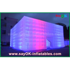 Tent Inflatable Party/Camping Transparent Inflatable Square Tent With Led