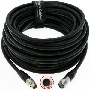 Alvin’S Cables Hirose 20 Pin Male To Female Extension Cable For Canon CN-E18