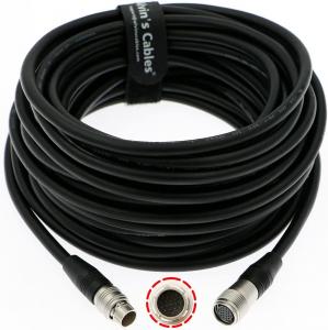 China Alvin’S Cables Hirose 20 Pin Male To Female Extension Cable For Canon CN-E18-80mm Lens To FPD-400D| ZSG-C10| ZSD-300D Co on sale