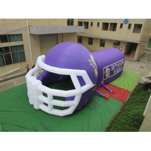 Cheap inflatable helmet/inflatable camping tent/inflatable football helmet tunnel for sale