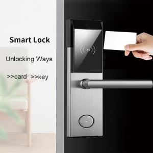 Cheap Smart 4.8V Electronic Key Card Door Locks 76mm 4 AA Alkline Battery for sale
