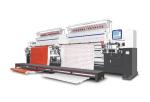 Computerized Multi Needle Quilting Machine With Multiple Fabric Types