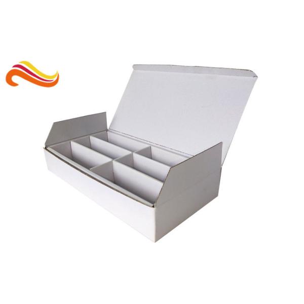 White Printing Corrugated Packaging Box With Luxury Custom Design Logo