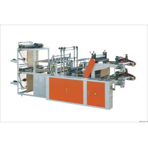 Cheap Shopping Bag Making Machines Double Inverter Driving For Central / Bottom Sealing Bag for sale