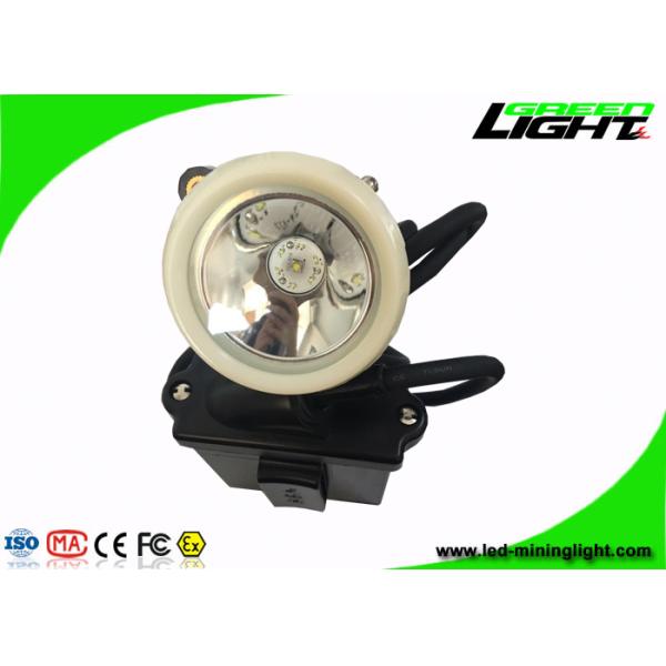 22hours lighting time 6.6Ah Underground Safety Rechargeable LED Headlamp 4000 Lux With Colorful PC Shell