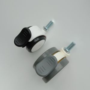 6 Inch Wheel Diameter And 6 Lbs Medical Caster Wheels With Foot Brake