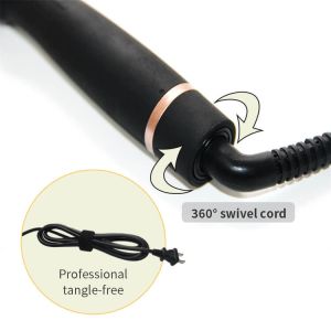 LCD 5 In 1 Curling Iron Wand Set Adjustable Temperature Wave Curling Iron 100V -