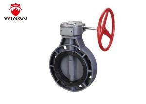 Cheap Light Weight Fire Fighting Valves , Plastic Butterfly Valve 300PSI Pressure for sale