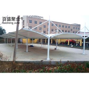 PVDF/PTFE Sail Finishing Steel Structure 10x20 Metal Garage Canopy