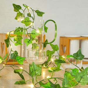 75lm/w IP65 Waterproof LED Fairy String Lights LED Leaf Garland Light