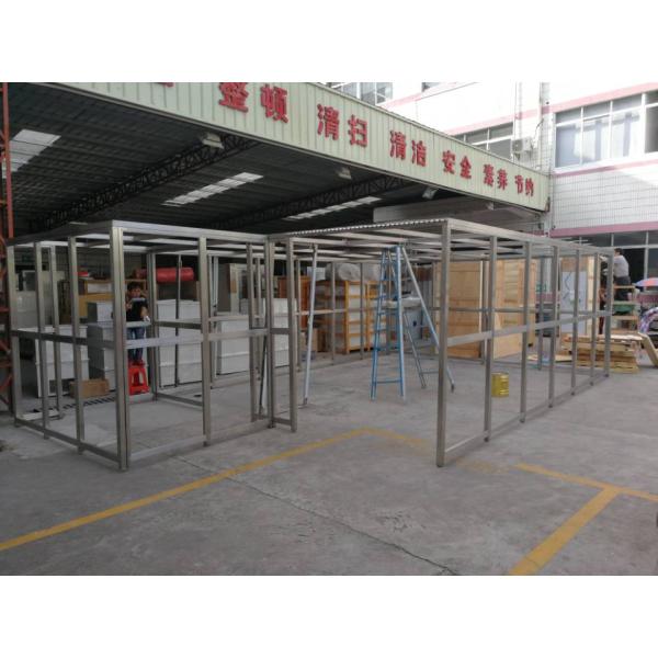 SUS304 Class 1000 Pharmacy Clean Room Modular Construction Convenient Movement
