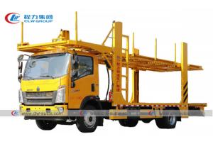 China Sinotruk HOWO 4x2 LHD Car Hauler Truck 3-4 Units SUV Car Carrier on sale