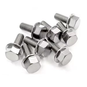 Gr2 Gr5 Grade 2 Grade 5 Titanium alloy Steel Anodized Hex Head Flange Bolt