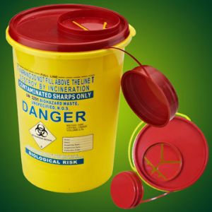 Plastic Medical Sharps Container Syringe Needle Waste Disposal Containers Box