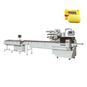 Stretch Film Round Soap Wrapping Machine For Quick Easy Laundry Soap Packaging