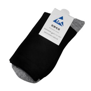 China Safety Conductive Fiber ESD Socks Antistatic For Cleanroom on sale
