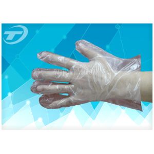 HDPE Disposable Hand Gloves Single Use Clear Color Soft And Waterproof