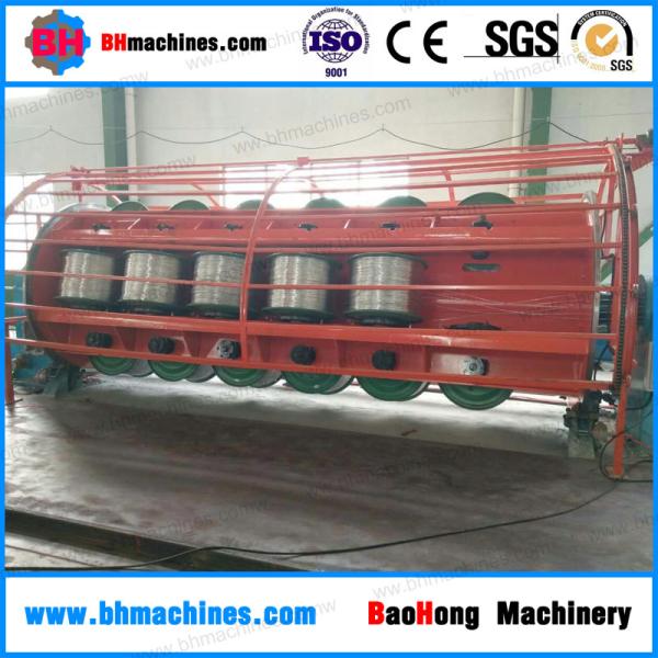 Quality JLK710 6+12+18+24+30 Rigid Frame Stranding Machine Rigid Type Stranding & Twist Machine for Copper Conductor wholesale