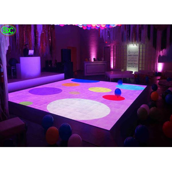 Quality Indoor Full Color p6.25 led disco dance floor High Definition With Constant Current 1/5 Scanning wholesale