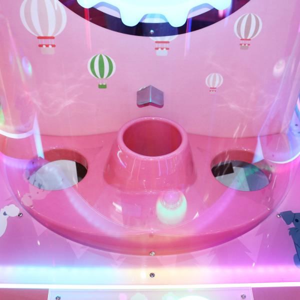 Gift Ball Fallen Kids Game Machine / Three Player Coin Prize Machine