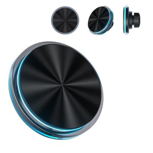 Stable Magsafe Car Mount Charger For Car With Crystal Ambient Light And Step