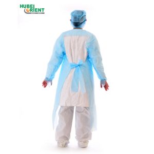 Free Size Disposable CPE Protective Gown With Long Sleeves
