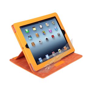 Cheap Black, Navy Blue, Blue Durable Smart Polyurethane iPad2 Cover with Invisible Magnets for sale