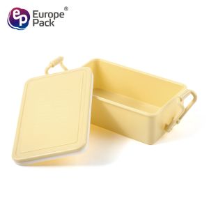 Good quality custom plastic leakproof food container tiffin bento box lunch for