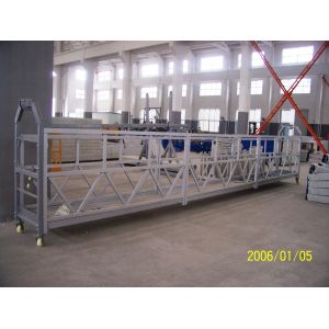 800 Rated Load Personalized Rope Steel Suspended Rope Platform For Building